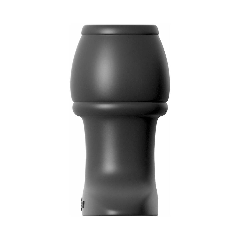 Pipedream Anal Fantasy Collection Silicone Open Wide Tunnel Plug Black - Fantasies Boutique