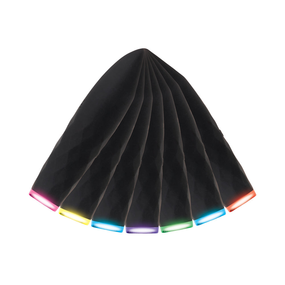 Evolved On The Spot Light-Up Rechargeable Silicone Bullet Vibrator Black - Fantasies Boutique