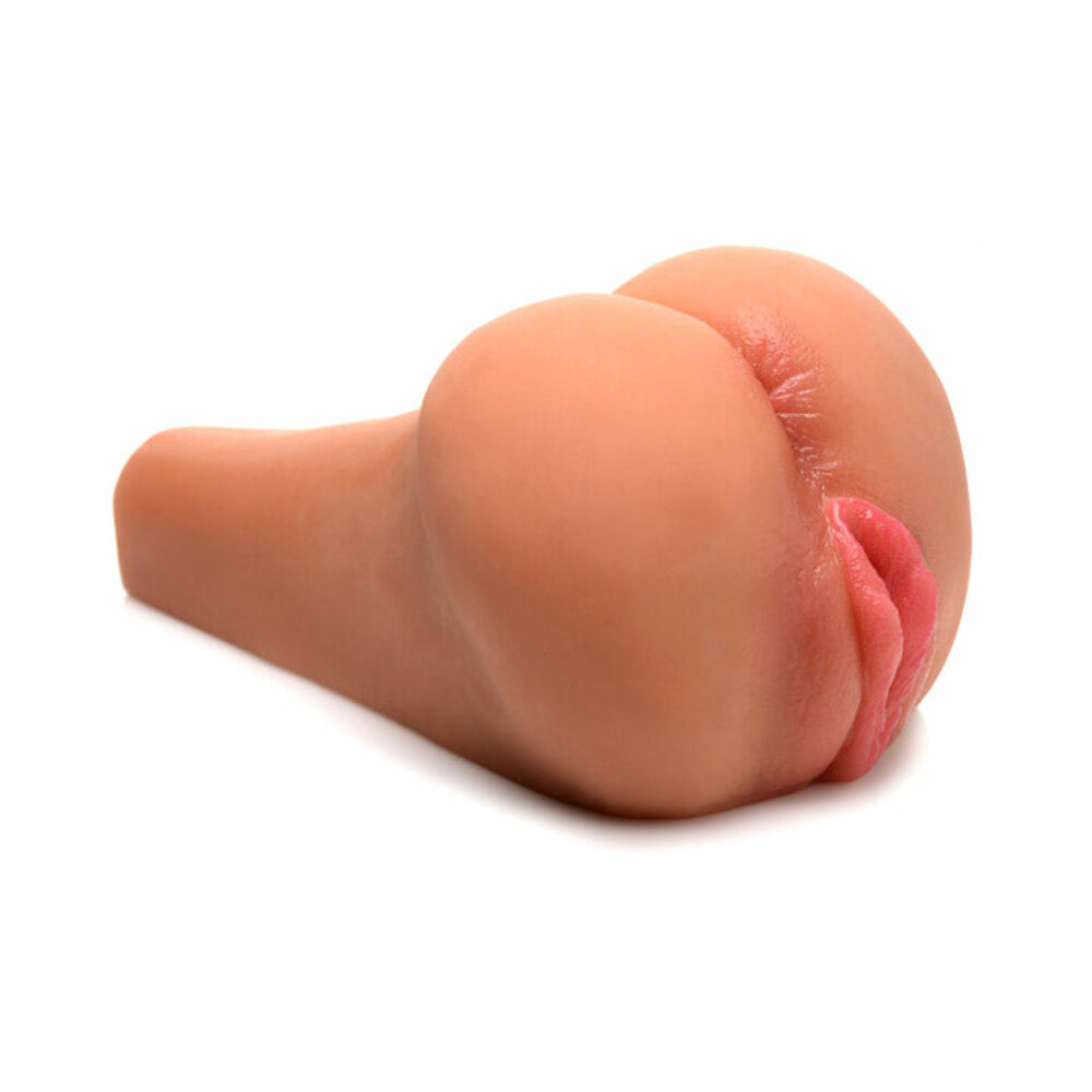 Curve Toys Mistress Juicy Tia Dual Entry Doggy Style Masturbator Medium - Fantasies Boutique