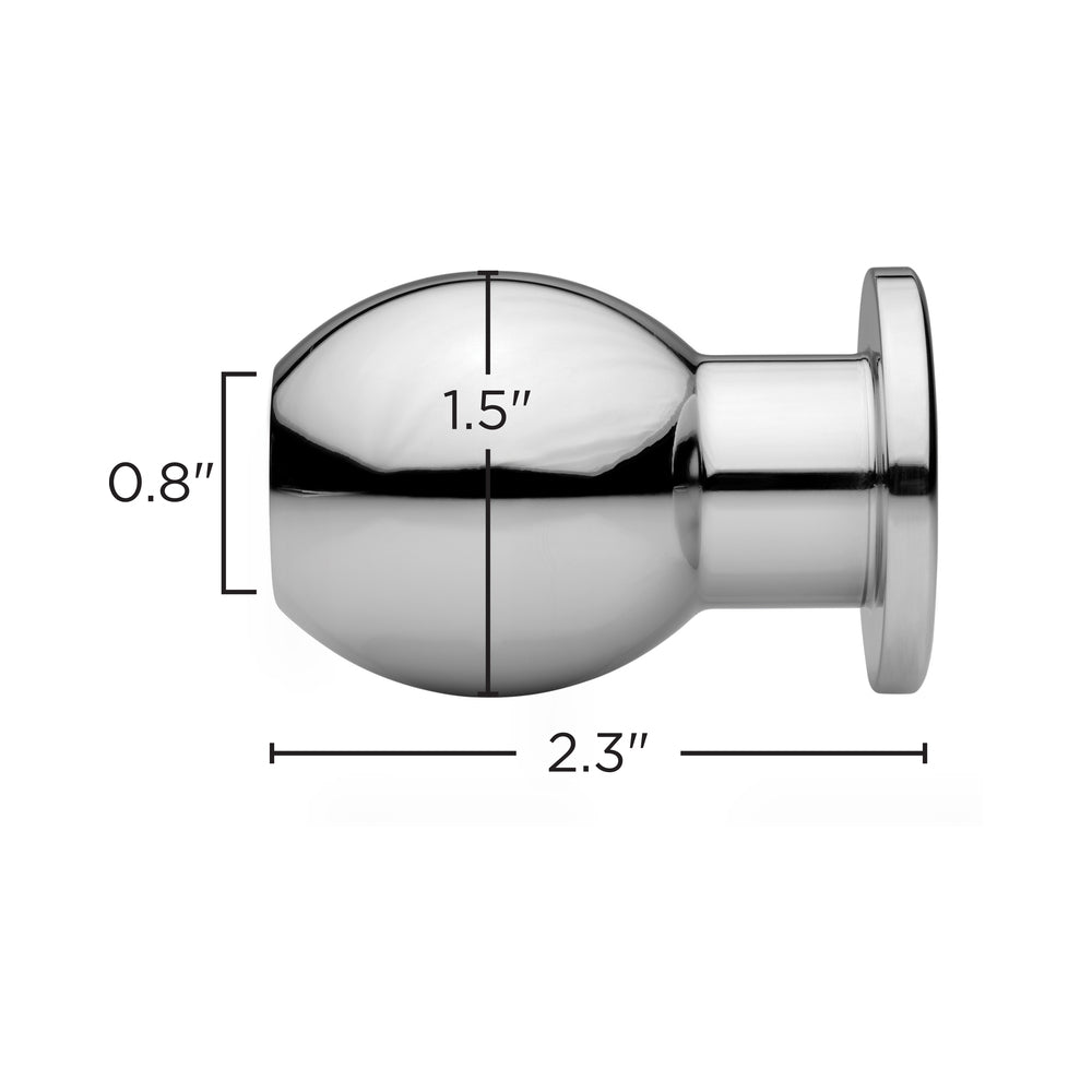 Master Series Small Abyss Steel Hollow Anal Plug