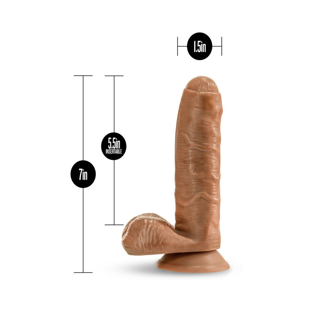 Loverboy Derek The Bartender Realistic 7 in. Dildo with Balls Tan - Fantasies Boutique