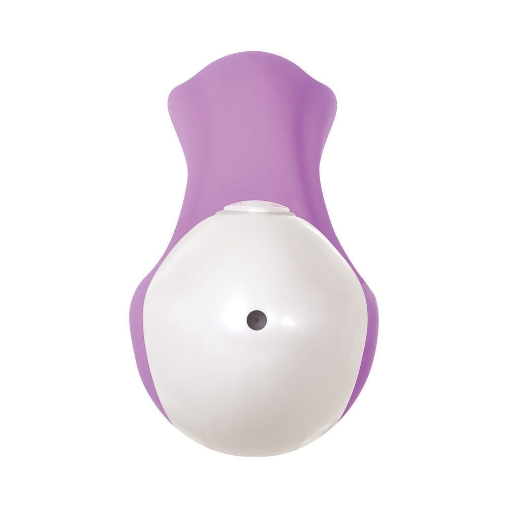 Evolved Super Sucker Rechargeable Thumping Suction Silicone Dual Stimulator Purple - Fantasies Boutique