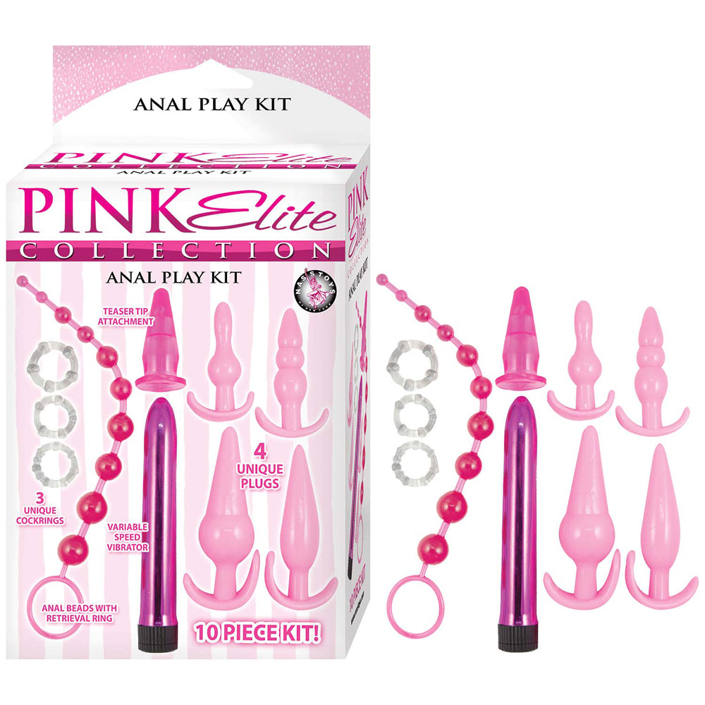 Pink Elite Collection Anal Play Kit Pink - Fantasies Boutique