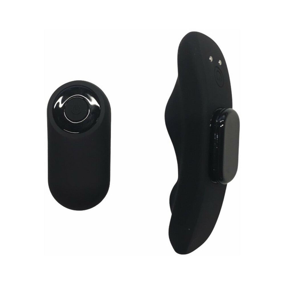 Temptasia Panty Vibe Rechargeable Remote-Controlled Silicone Wearable Vibrator Black - Fantasies Boutique
