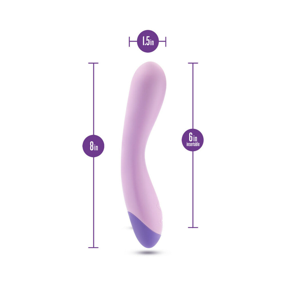 Blush Wellness G Curve Rechargeable Silicone G-Spot Vibrator Purple - Fantasies Boutique