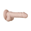 Evolved Real Supple Poseable 6 in. Realistic Silicone Dildo With Balls Beige - Fantasies Boutique