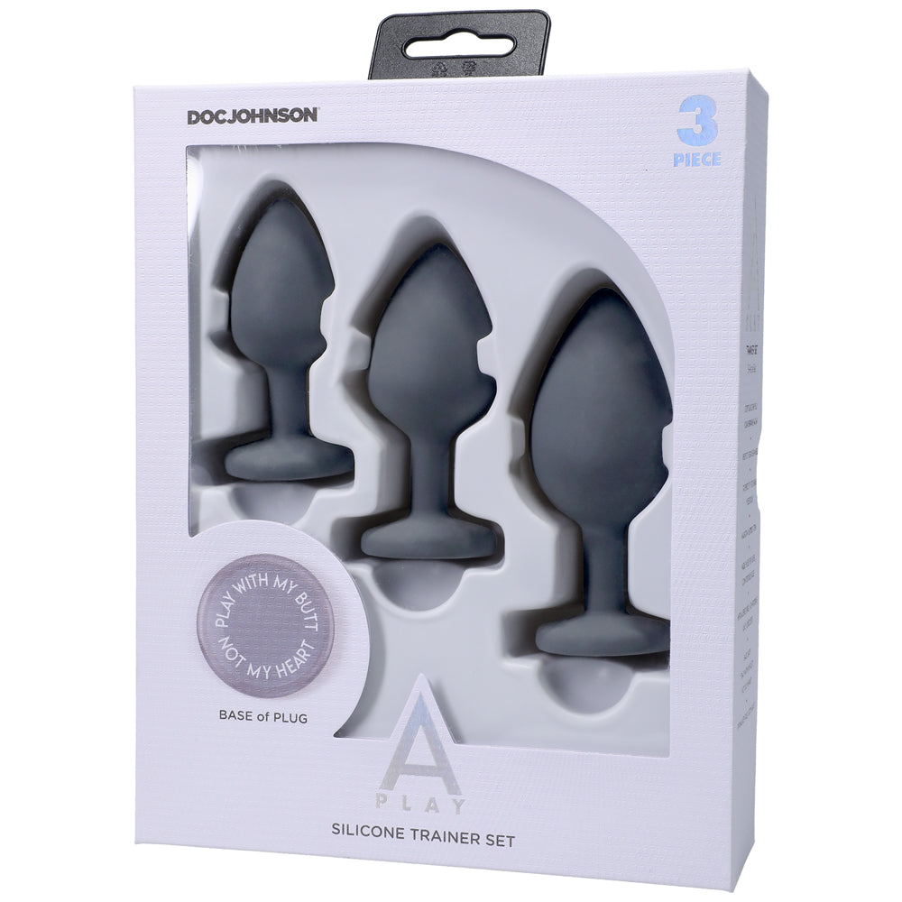 A-Play 3-Piece Trainer Set Gray - Fantasies Boutique