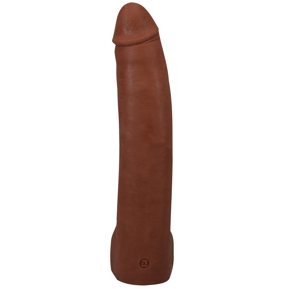 Signature Cocks Alex Jones ULTRASKYN 11 in. Dual Density Dildo with Removable Vac-U-Lock Suction Cup Tan - Fantasies Boutique