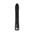 Evolved Rapid Rabbit Rechargeable Thrusting Silicone Vibrator Black - Fantasies Boutique