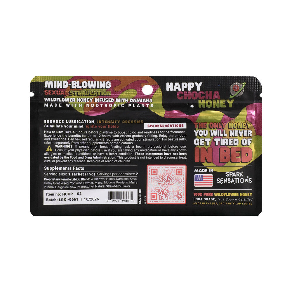 Happy Chocha Honey Arousal Honey 12-Pack Display
