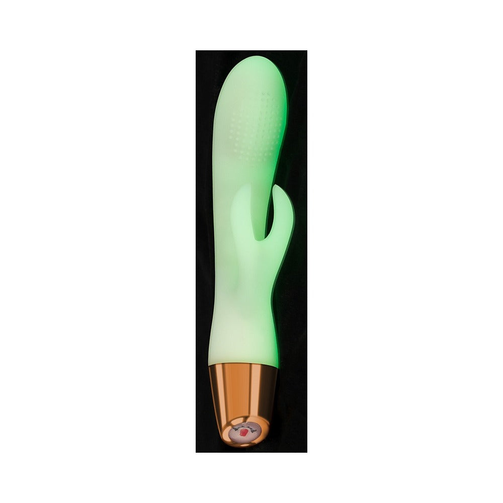 You2Toys Glow-in-the-Dark Rabbit Vibrator - Fantasies Boutique