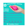 Aria Epic AF Rechargeable Silicone Mini Vibrator Fuchsia - Fantasies Boutique
