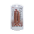 RealRock Two in One 5 in. / 6 in. Dildo Tan - Fantasies Boutique
