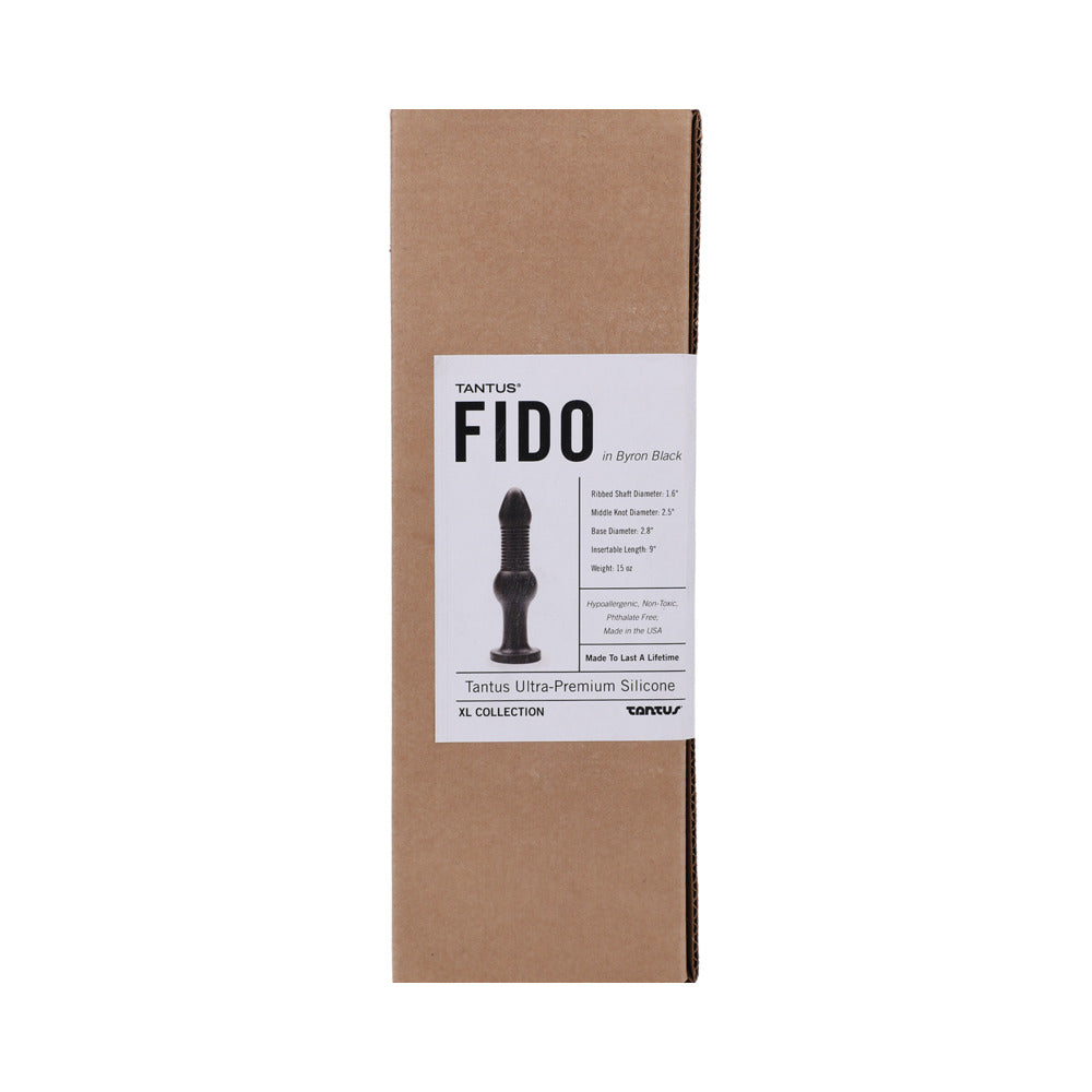 Tantus Fido Dildo Black Onyx (Box) - Fantasies Boutique