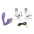 ROMP Reverb Rechargeable Silicone Clitoral and G-Spot Stimulator Purple - Fantasies Boutique