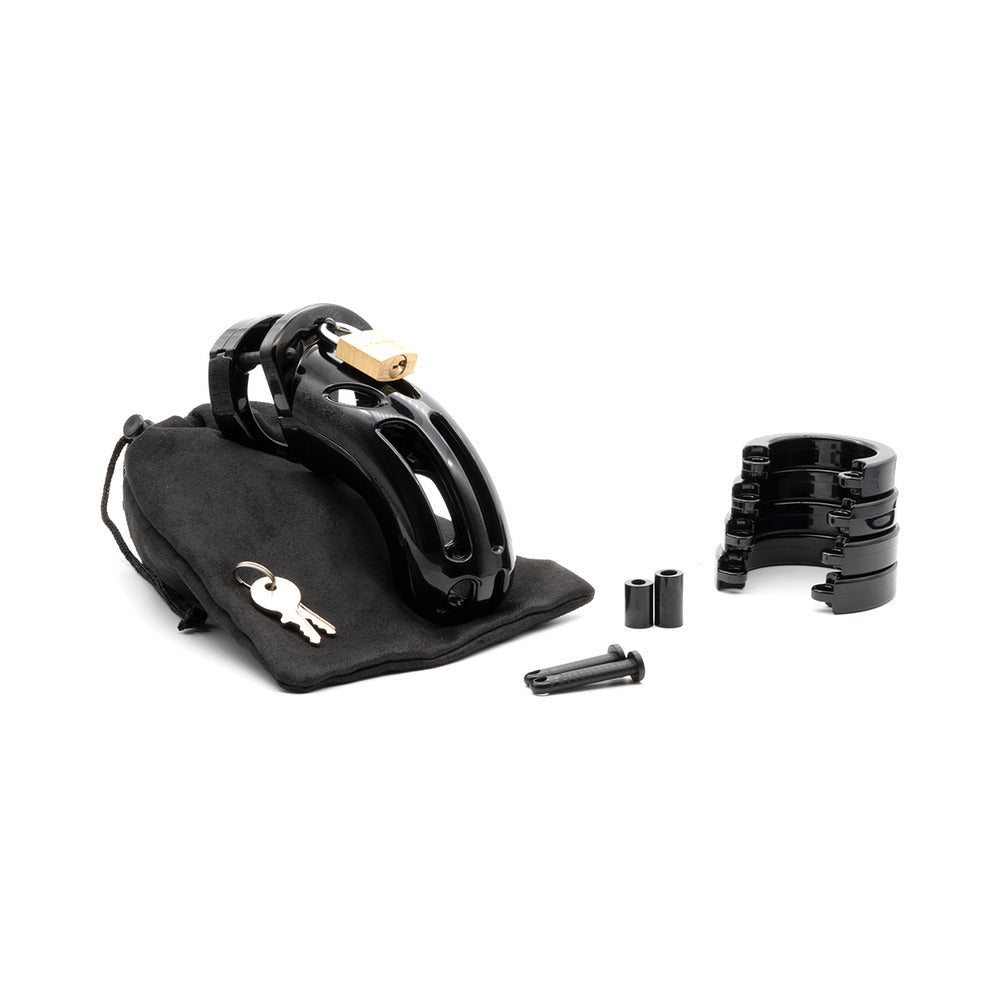 The Curve Black Male Chastity Device - Fantasies Boutique