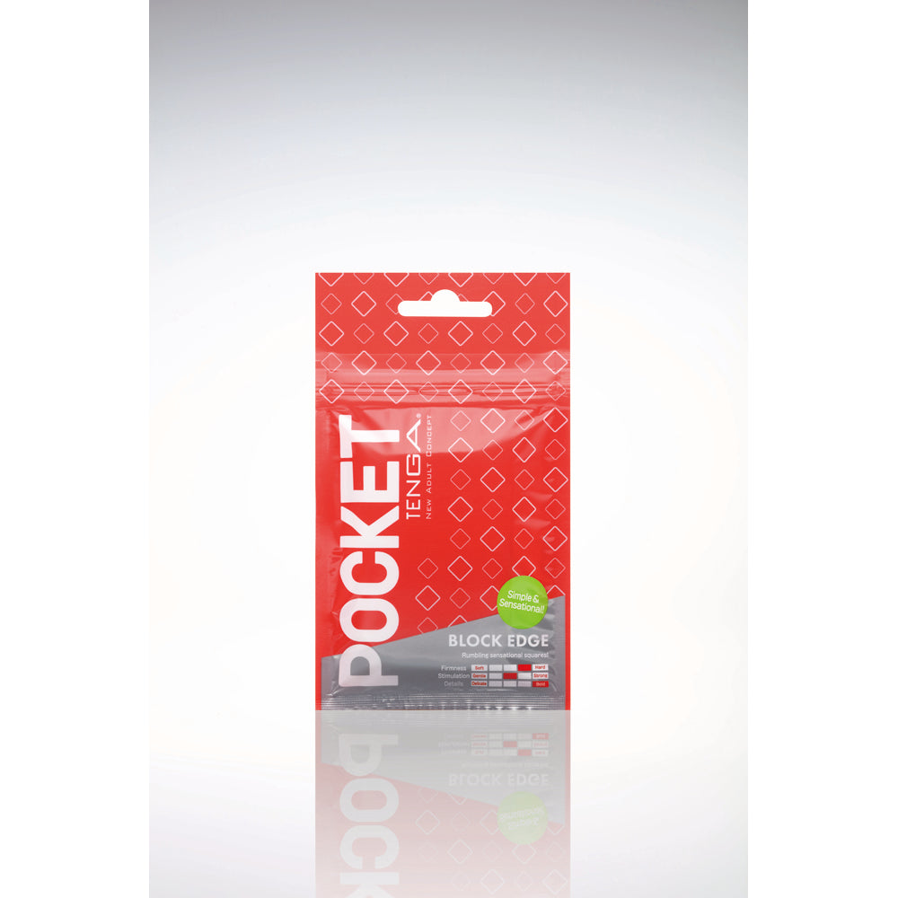 Tenga Pocket Masturbator Sleeve Block Edge - Fantasies Boutique