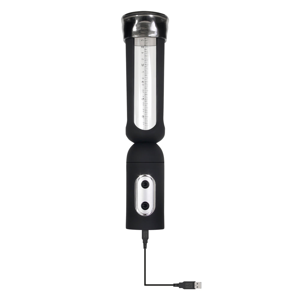 Zero Tolerance Pump It Up Rechargeable Penis Pump Black - Fantasies Boutique