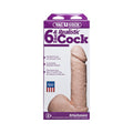 Vac-U-Lock - 6 Inch Realistic Cock White - Fantasies Boutique