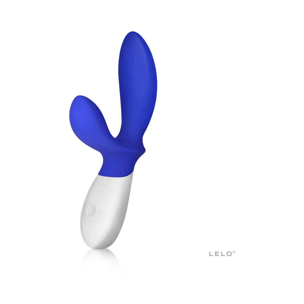 LELO LOKI WAVE Rechargeable Dual Stimulation Prostate Vibrator Federal Blue - Fantasies Boutique