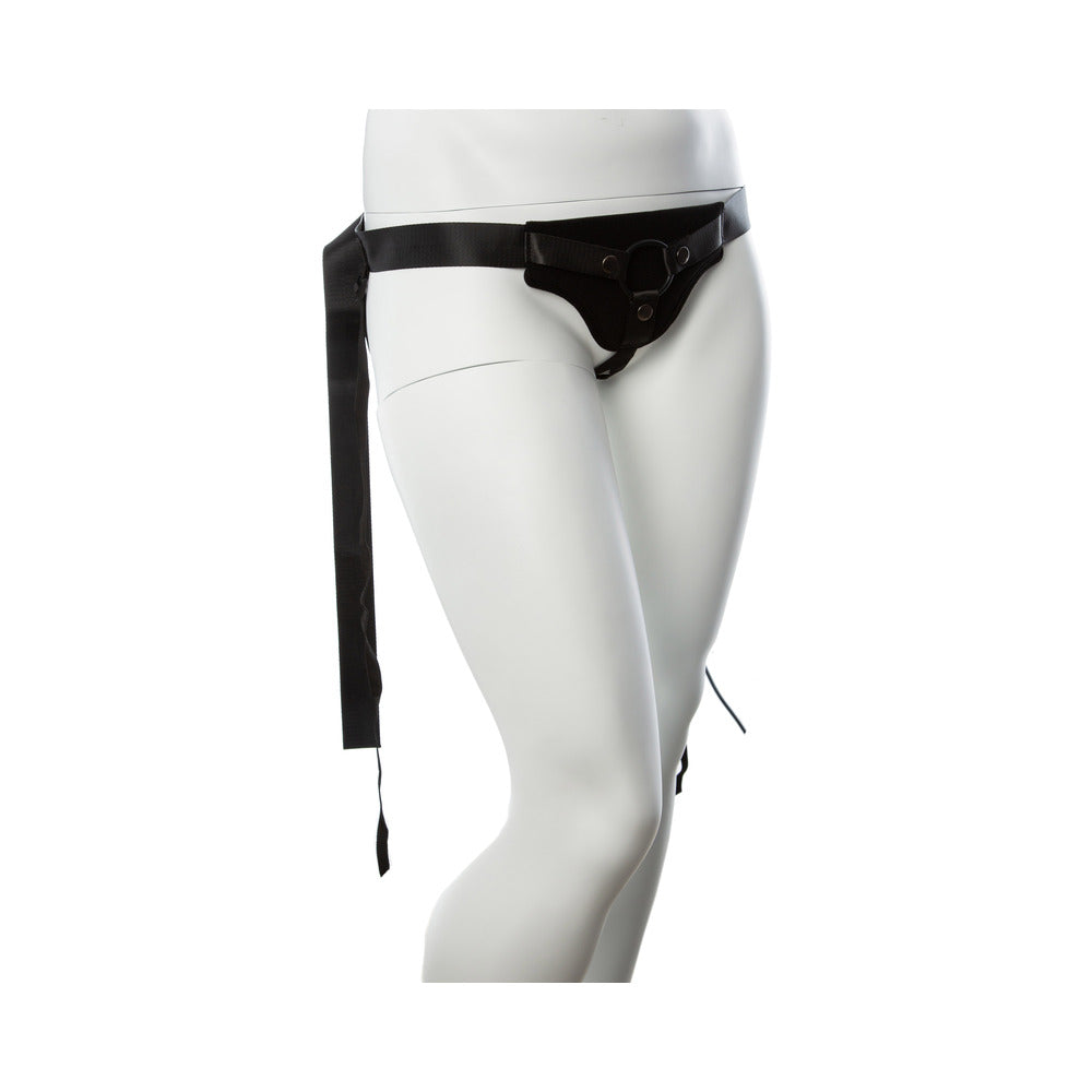 Gender Fluid Skylar Adjustable Strap-On Harness Black - Fantasies Boutique