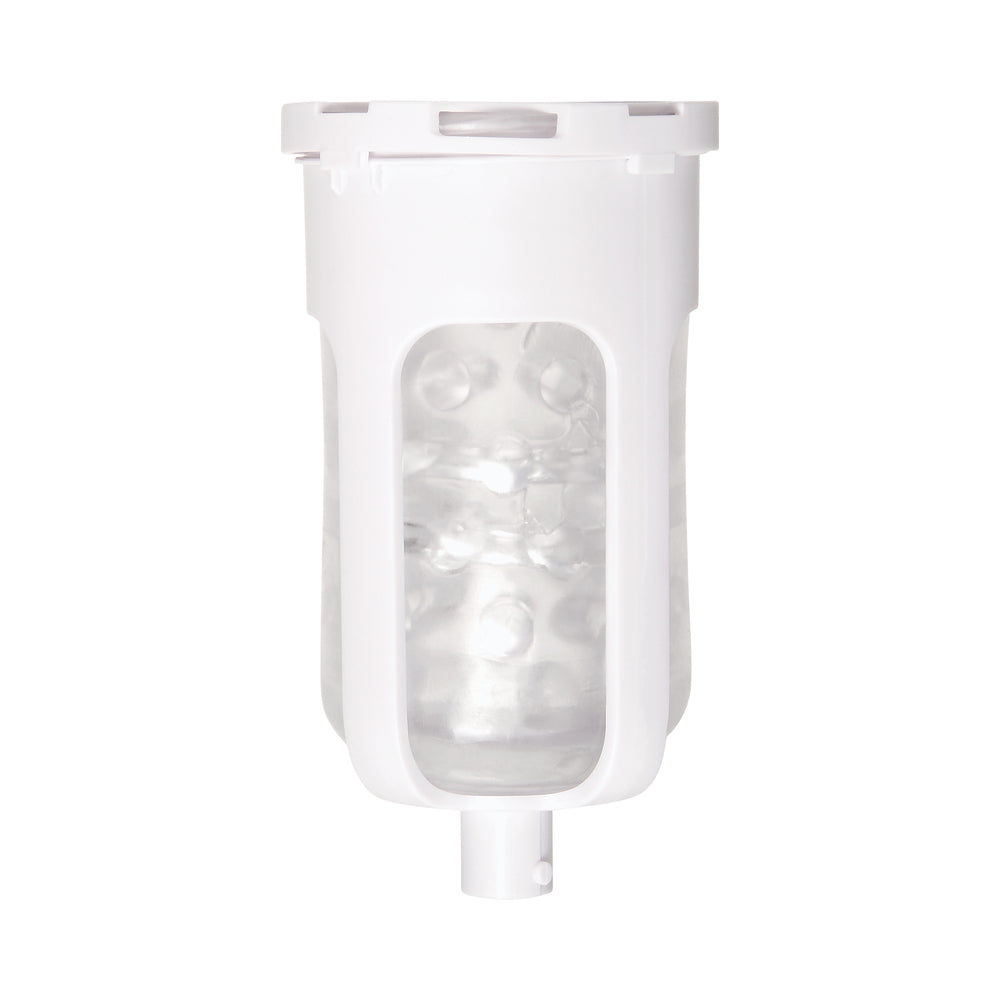 Zero Tolerance Rechargeable Thrusting Stroker With Movie Download White - Fantasies Boutique