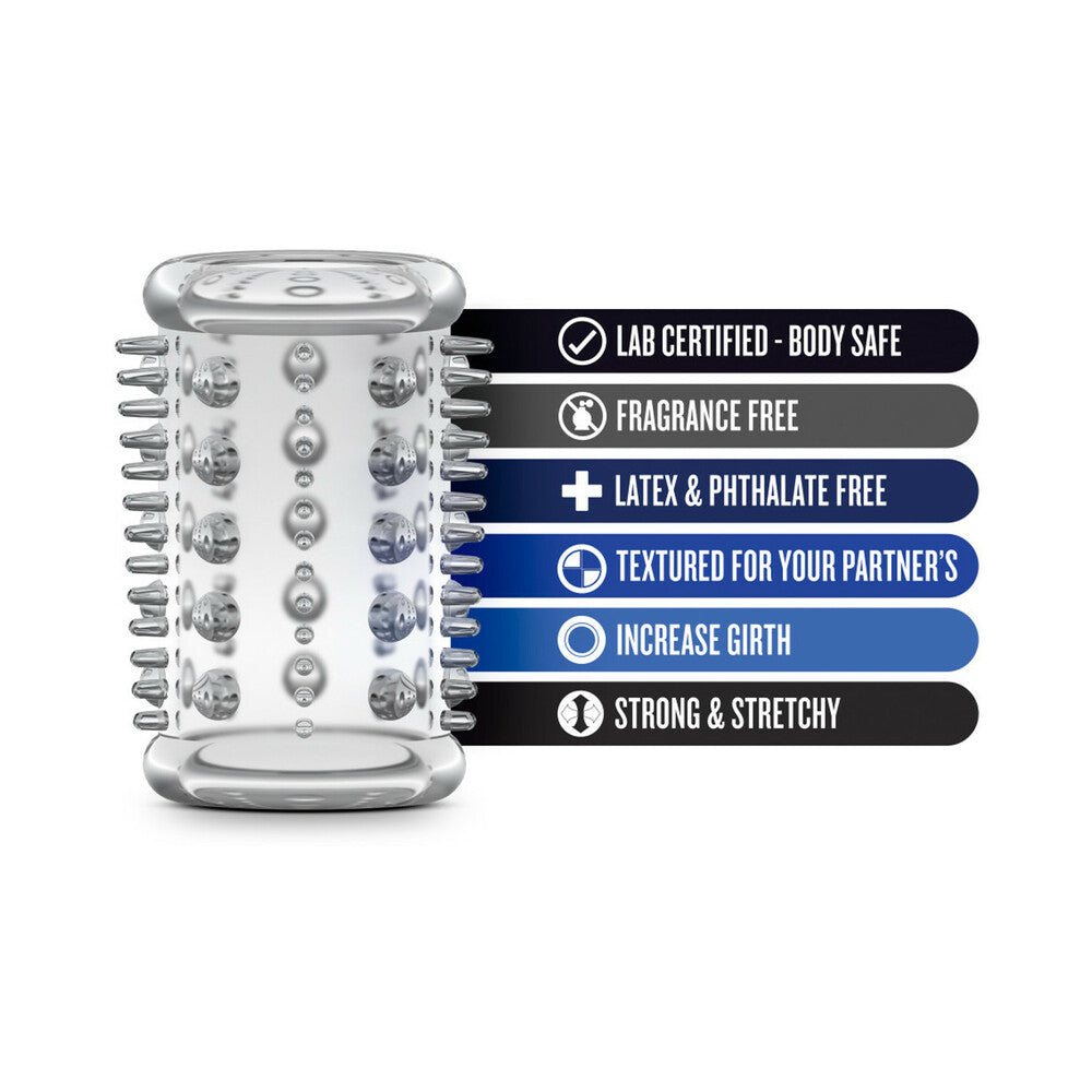 Blush Stay Hard Cock Sleeve 03 Penis Enhancer Clear - Fantasies Boutique