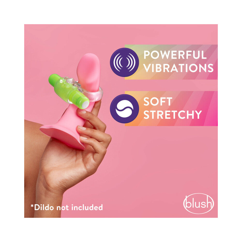 Play with Me Teaser Vibrating C-Ring Green - Fantasies Boutique
