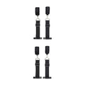 Ouch! Black & White Door Restraint Kit Black