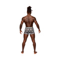 Male Power Sheer Prints Seamless Sheer Short Optical S - Fantasies Boutique