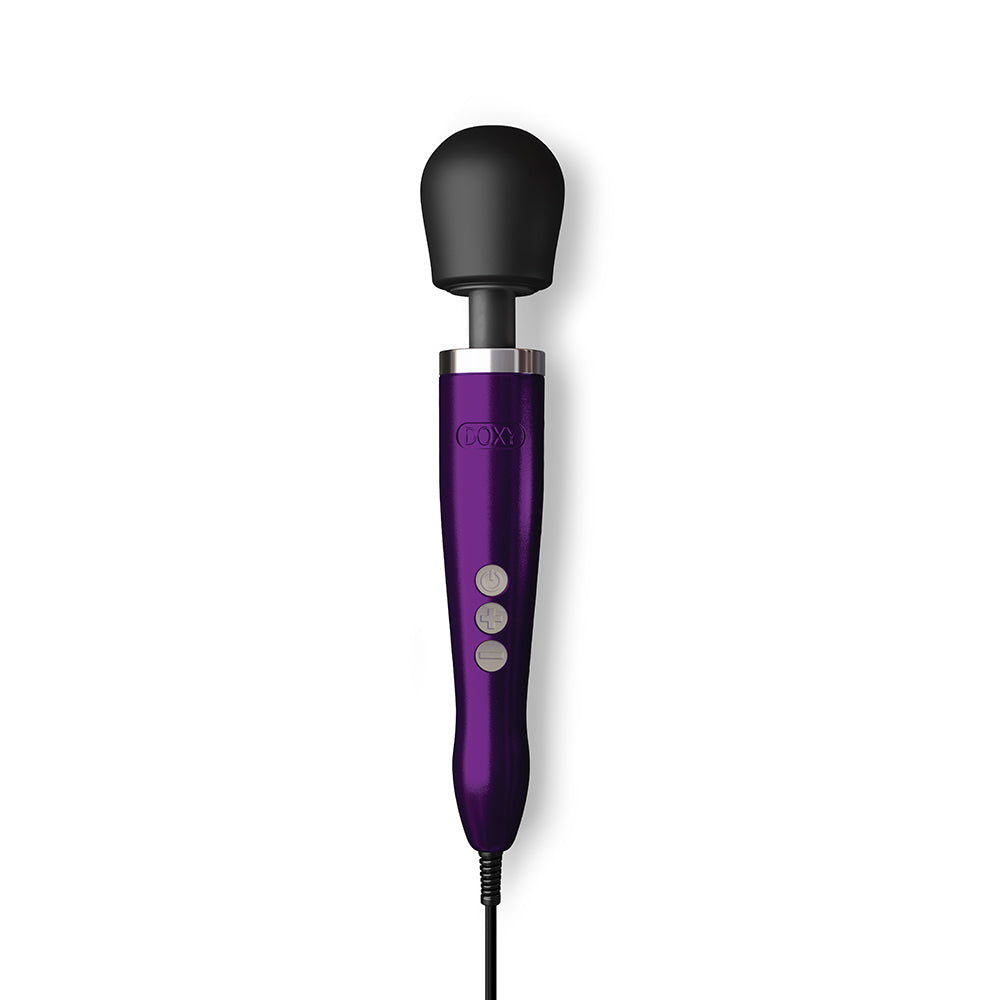 Doxy Die Cast Wand Vibrator Purple - Fantasies Boutique