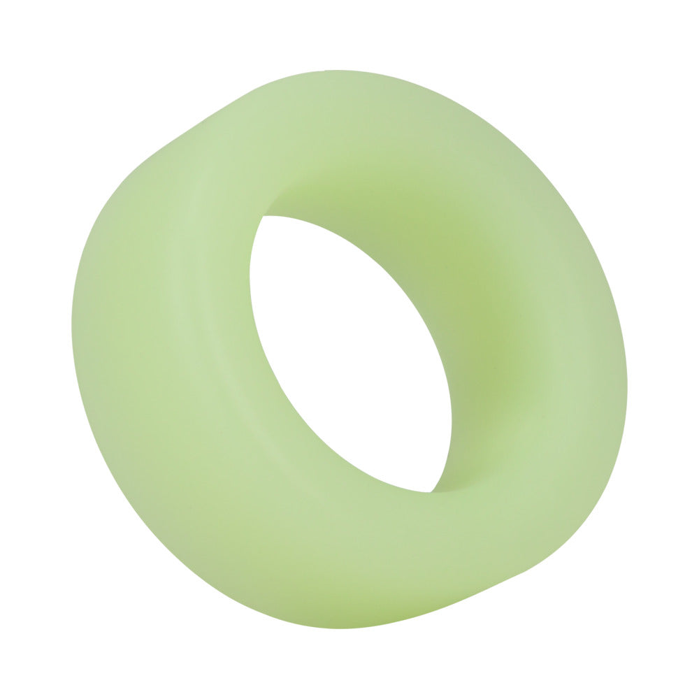 Rock Solid Sila-Flex Glow-in-the-Dark Big O C-Ring Green - Fantasies Boutique