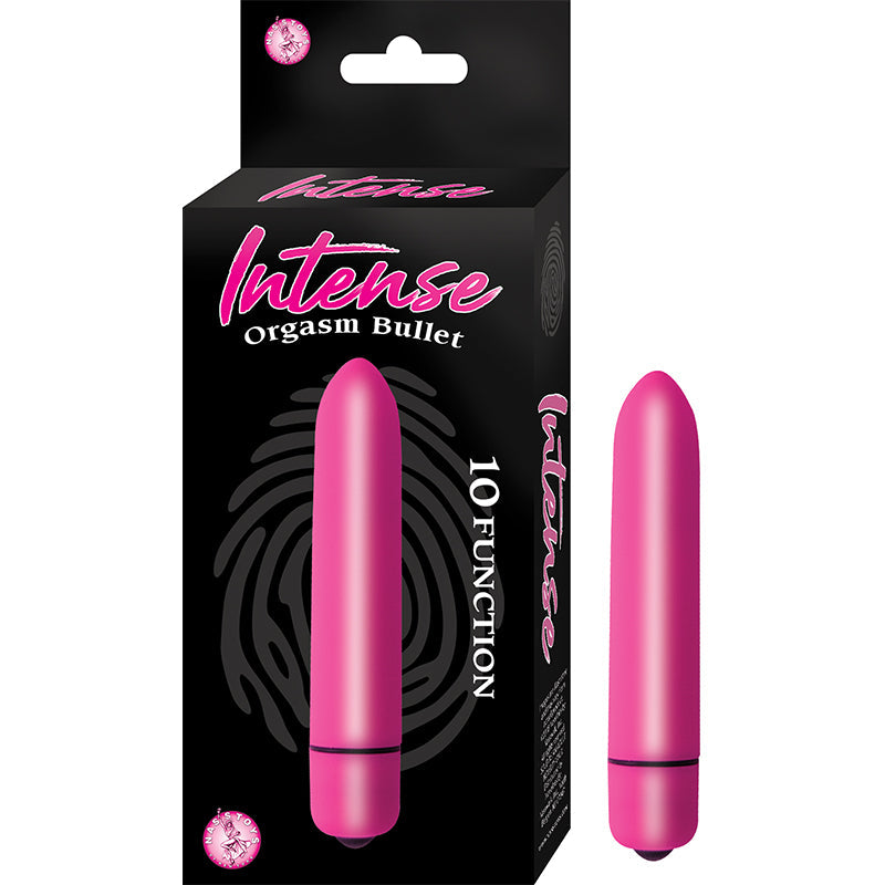Intense Orgasm Bullet 10 Function Waterproof Pink - Fantasies Boutique