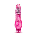 Naturally Yours Fantasy Vibe Realistic 8.5 in. Vibrating Dildo Pink - Fantasies Boutique