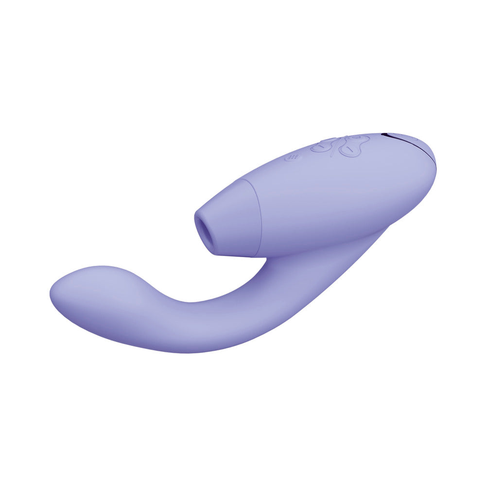 Womanizer Duo 2 Rechargeable Dual Stimulation Pleasure Air and G-Spot Vibrator Lilac - Fantasies Boutique