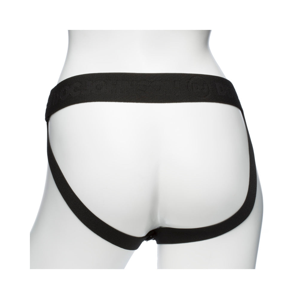 Be Daring Body Extensions Hollow Slim Dong Strap-On 2-Piece Set Black - Fantasies Boutique