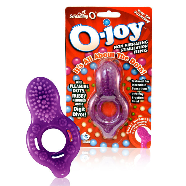 Screaming O O-joy Cock Ring Purple - Fantasies Boutique