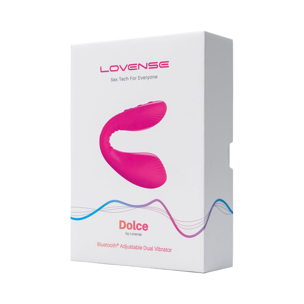 Lovense Dolce Bluetooth Adjustable Dual Vibrator - Fantasies Boutique