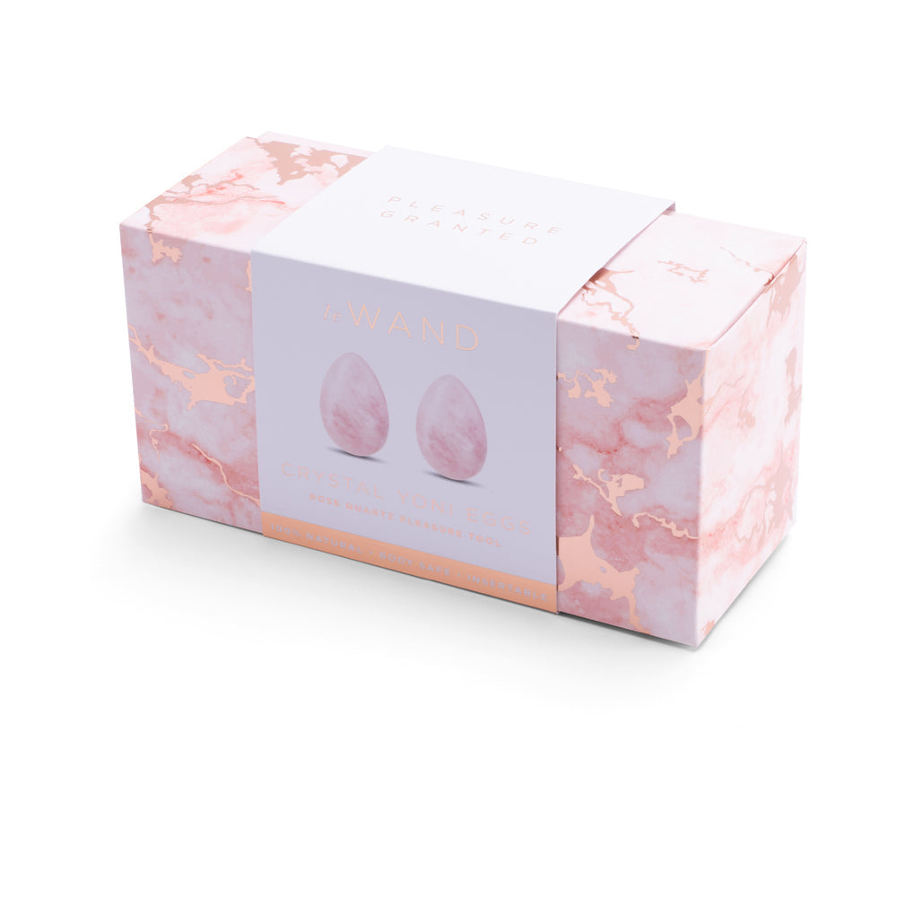 Le Wand Crystal Yoni Eggs Rose Quartz - Fantasies Boutique