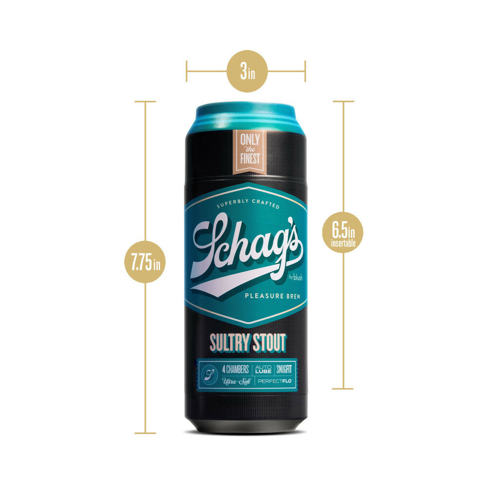 Blush Schag's Sultry Stout Self-Lubricating Stroker Frosted