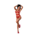 Magic Silk Holidaze Open Strap Teddy Red L/XL - Fantasies Boutique
