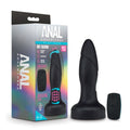 Anal Adventures Platinum Vibrating & Rotating Drive Plug Black - Fantasies Boutique