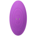 A-Play BEADED VIBE Rechargeable Silicone Anal Plug with Remote Purple - Fantasies Boutique