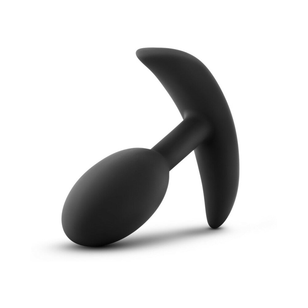 Blush Luxe Wearable Vibra Slim Plug Small Black - Fantasies Boutique