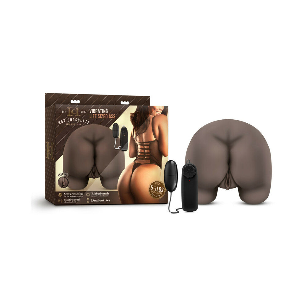 Blush Hot Chocolate Luscious Tiana Vibrating Life-Sized Masturbator Brown - Fantasies Boutique