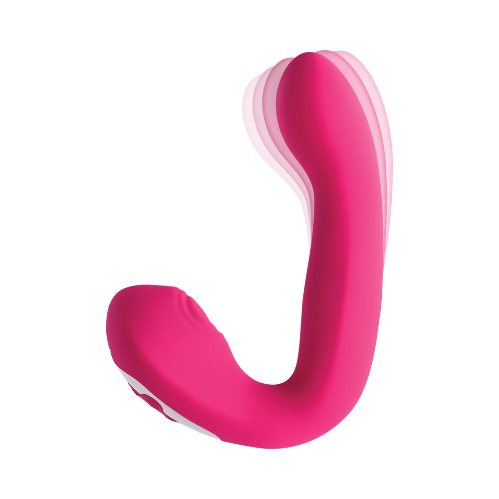 Evolved Buck Wild Rechargeable Silicone Dual Stimulator Pink - Fantasies Boutique