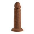Evolved Rechargeable Vibrating 6 in. Silicone Dildo Dark - Fantasies Boutique