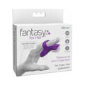 Fantasy For Her Rechargeable Adjustable Silicone Her Finger Vibe Purple - Fantasies Boutique
