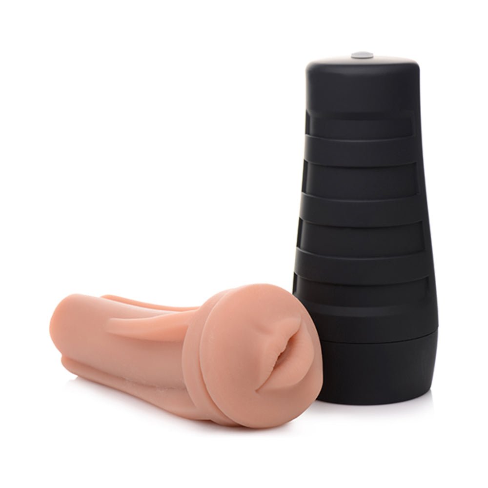 Curve Toys Mistress Karla Deluxe Mouth Stroker Medium - Fantasies Boutique