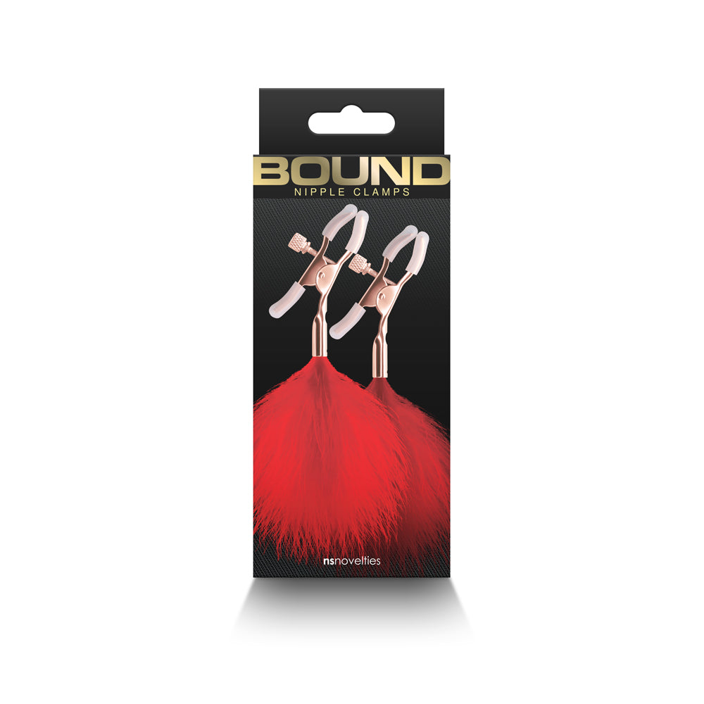Bound Nipple Clamps F1 Red - Fantasies Boutique